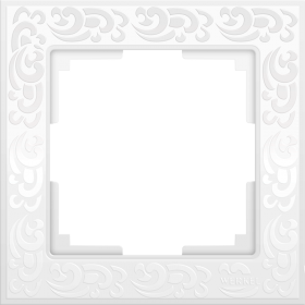 WL белый 1-ая рамка WL05-Frame-01-white