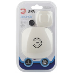 Звонок ЭРА BIONIC ivory беспроводной