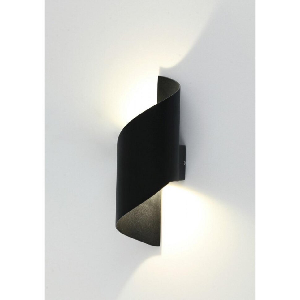 IL.0014.0006 BK Светильник настенный LED 2*3W 4000K Черный 220V IP54