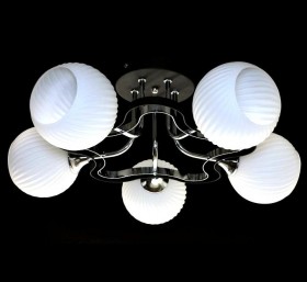 2260/5 BK+CH (4) Люстра