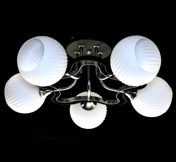 2260/5 BK+CH (4) Люстра