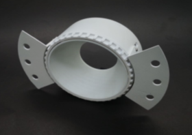 Встраиваемый светильник под лампу  MR16 белый алюминий