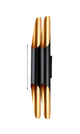 CRYSTAL LUX Бра CLT 332W4-V2 BL-GO