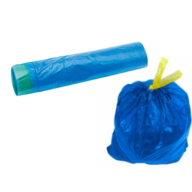 Пакеты для мусора КотКомфорт с завязками 35л 20шт 15мкм (ПНД зеленый повышенной прочности) (20/5)