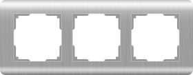 WL серебряный рифленный 3-ая рамка WL12-Frame-03