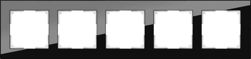 WL черный,стекло 5 рамка WL01-Frame-05