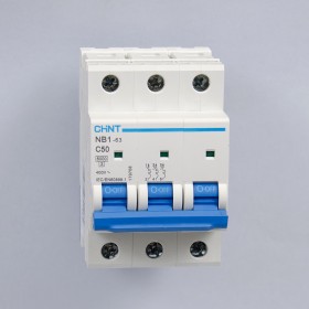 Выключатель автоматический модульный 3п C 50А 6кА NB1-63 (R) CHINT 179708
