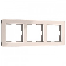 WL Рамка на 3 поста Acrylic (айвори)