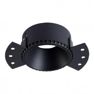 Встраиваемый светильник под лампу MR16 черный алюминий