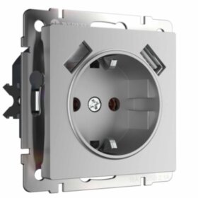 WL Розетка HDMI (серебряный)