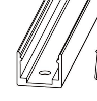Крепление для ленты 10*10 1м