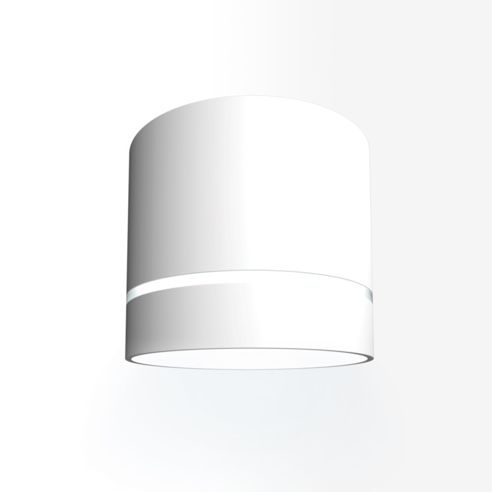 Светильник накладной ARTON, цилиндр, 85х80, GX53, алюминий, белый, Ritter