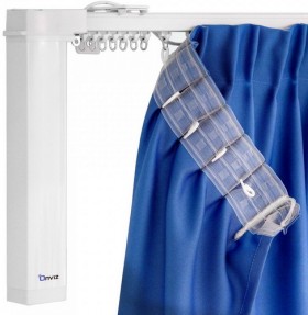 Раздвижной электрокарниз Белый Onviz MR2234 Wi-Fi(MiHome) 206 см (Закрывание справа налево , потолоч