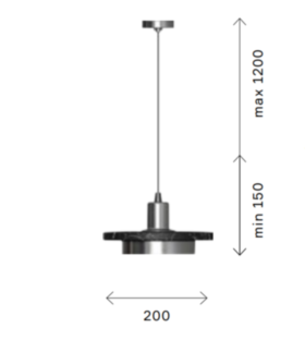 SL1212.403.01 Подвес ST-Luce Черный/Черный, Белый LED 1*12W 3000K