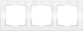 WL белый 3-ая рамка WL05-Frame-03-white