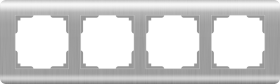 WL серебряный рифленный 4-ая рамка WL12-Frame-04