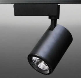 Трековый светодиодный светильник Track-63 (220v.черный корпус,20W. однофазный,)