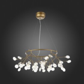 SL411.253.45 Люстра подвесная ST-Luce Золотистый/Белый G4 45*1,5W