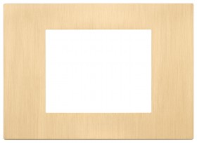 НАКЛАДКА НА 3 МОДУЛЯ МАТОВОЕ ЗОЛОТО