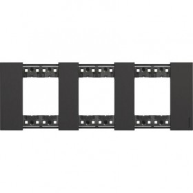 Bt LIVING NOW Декоративная рамка 3 поста (2+2+2 модуля), Черный