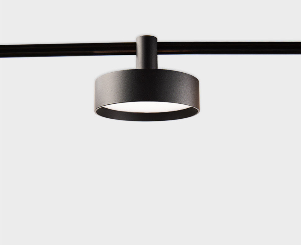 IT010-4022 black LED 12W 3000K 700Lm 100* CRI>90 d113mm трековый светильник к системе FANTOM