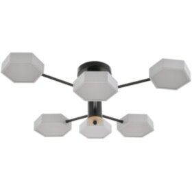 Люстра 1318/6WT LED 144Вт 3000-6000К белый 71х65х25 см   5572094