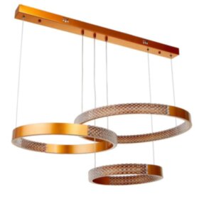 Светильник 1706/3GD LED 140Вт 3000-6000K золото 80х50х4-104 см   6384207