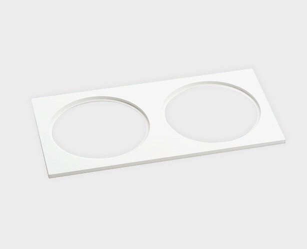 IT06-6016 white FR2 рамка двойная для светильника