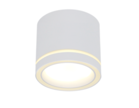 Накладной светильник L04 GX53 белый круг D85*H70mm