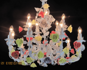 0235/10+5 WHITE (1) Люстра