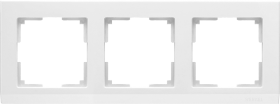 WL белый 3-ая рамка WL04-Frame-03-white