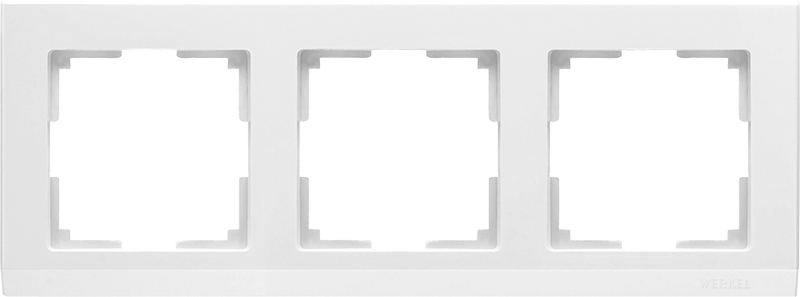 WL белый 3-ая рамка WL04-Frame-03-white