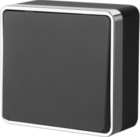 WL черный/хром Выкл 1 клавишный WL15-01-01