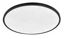 Свет-к с/д (потолочный) LE LED RF 60W (круг); Цв: Черный (30)