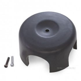 РЕТРО Корпус распаечной коробки черный, мат,керам,