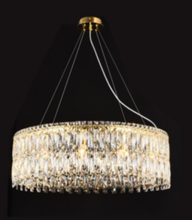 Люстра хрустальная F1253-800 Золото