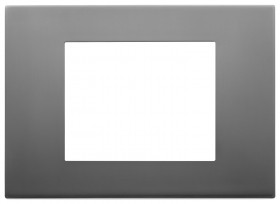 НАКЛАДКА НА 3 МОДУЛЯ САТИНИРОВАННАЯ НЕРЖАВЕЮЩАЯ СТАЛЬ