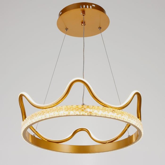 Светильник 1707/2BK LED 126Вт 3000-6000K черный 49х49х14-114 см   6384208