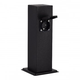 SL9012.405.00 Столб уличный 2 розетки ST-Luce черный 3500W