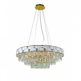 5776P/18A PLATING BRASS+CLEAR (1) Люстра (в 2-х коробках) NW