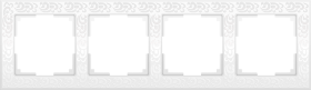 WL белый 4-ая рамка WL05-Frame-04-white