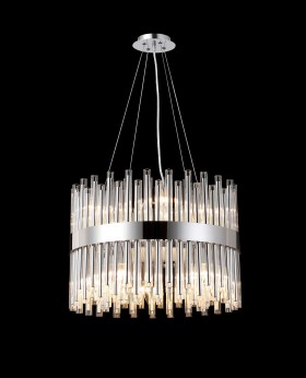 F13-ф600 CHROME (1) Люстра (NW)