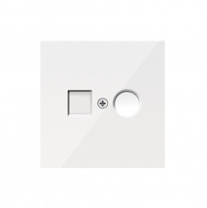 Накладка TV/SAT розетки, Белый