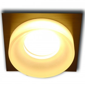 Точечный светильник встраиваемый SQS-98MR16-SC, песочный/хром, Ritter