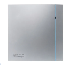 Вентилятор Silent дизайн 100 CZ серый