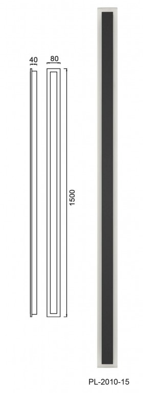 PL-2010-15 BK (1/10) Настенный светильник (RL)