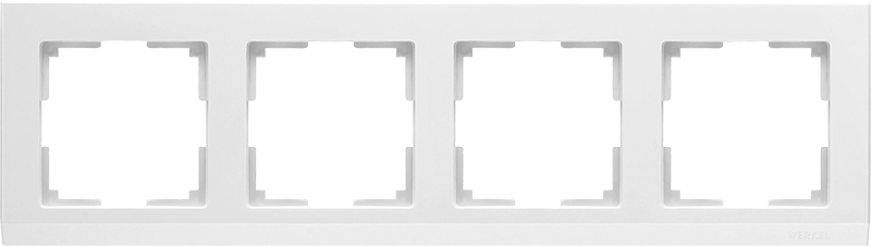WL белый 4-ая рамка WL04-Frame-04-white