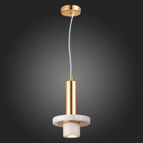 SL1210.503.01 Светильник подвесной ST-Luce Золотистый/Белый GU10 1*5W