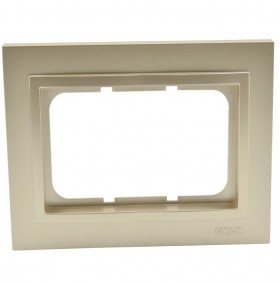 МОNО Despina рамка для 2-ой розетки титан