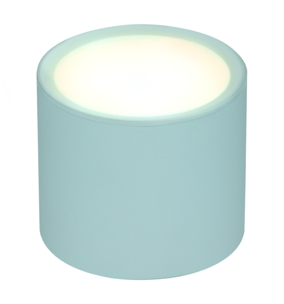 Накладной светильник SG619 GX53 бирюзовый матовый круг D83*H70mm